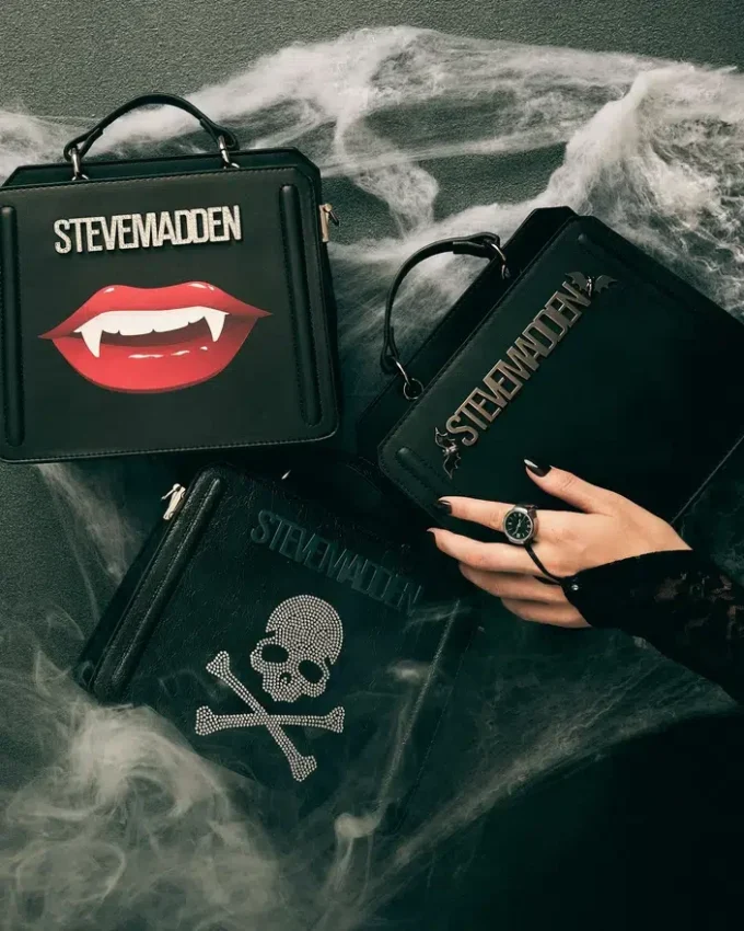 Geantă Evelyn Skull Negru Geantă Evelyn Skull Negru