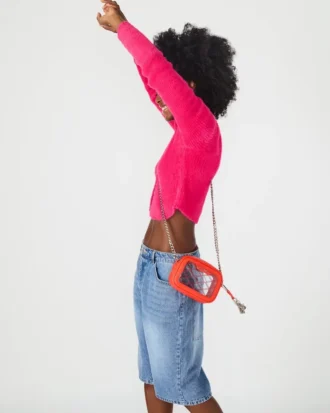 Geantă Jelly roșie