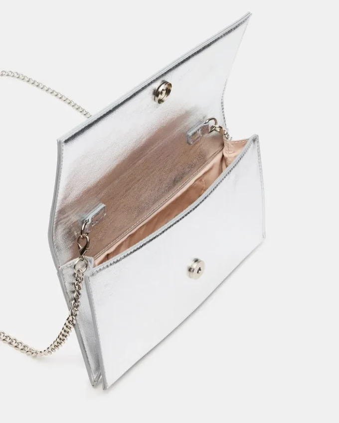 Geantă Juliana argintie