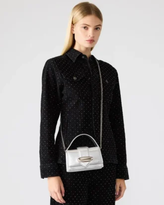 Geantă Mishell Silver Disco