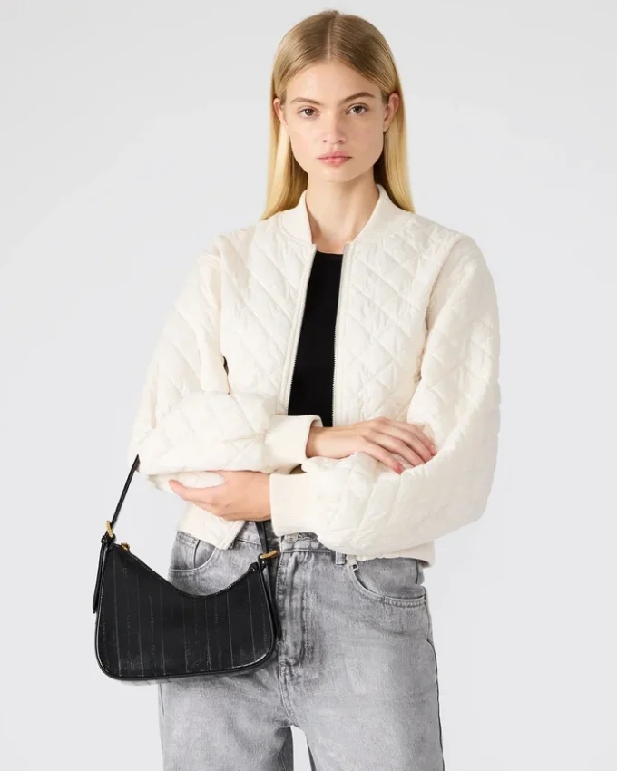 Geantă Smith Bag Black Eel