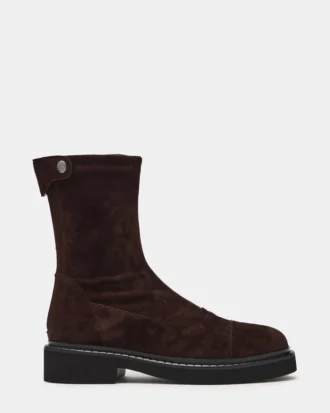 Ghete din piele de căprioară maro Myer