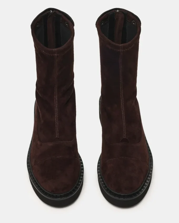 Ghete din piele de căprioară maro Myer