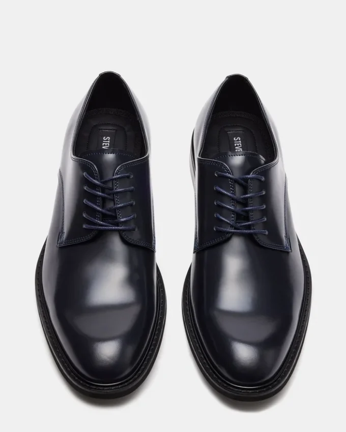 Hadar din piele de culoare bleumarin