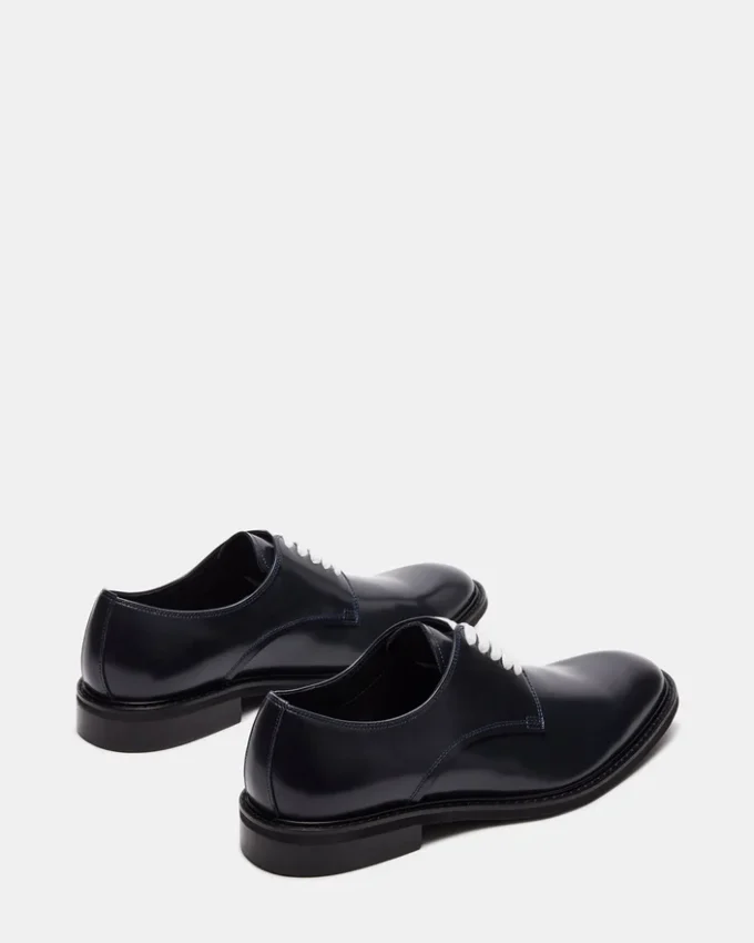 Hadar din piele de culoare bleumarin