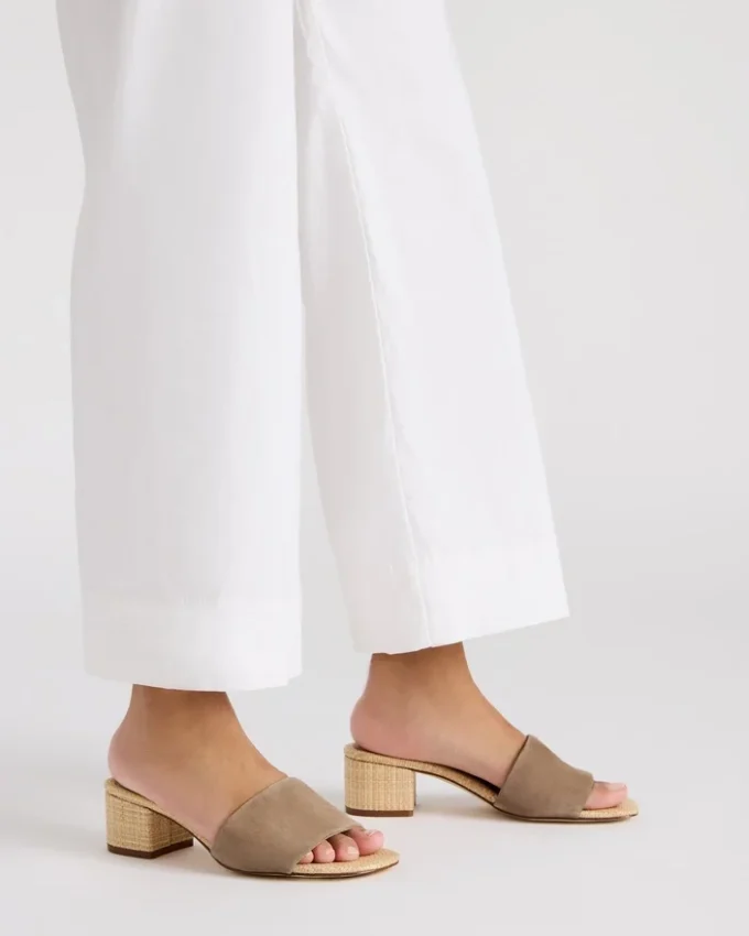 Hailee din piele de căprioară de culoare gri-maro