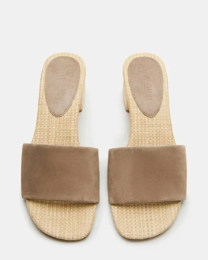 Hailee din piele de căprioară de culoare gri-maro