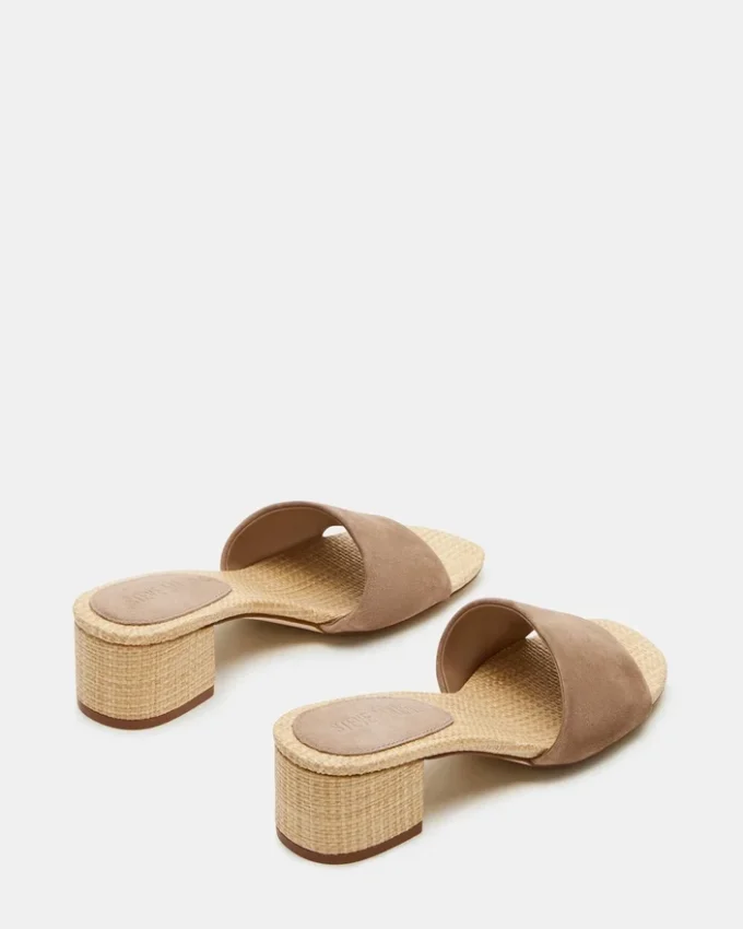 Hailee din piele de căprioară de culoare gri-maro