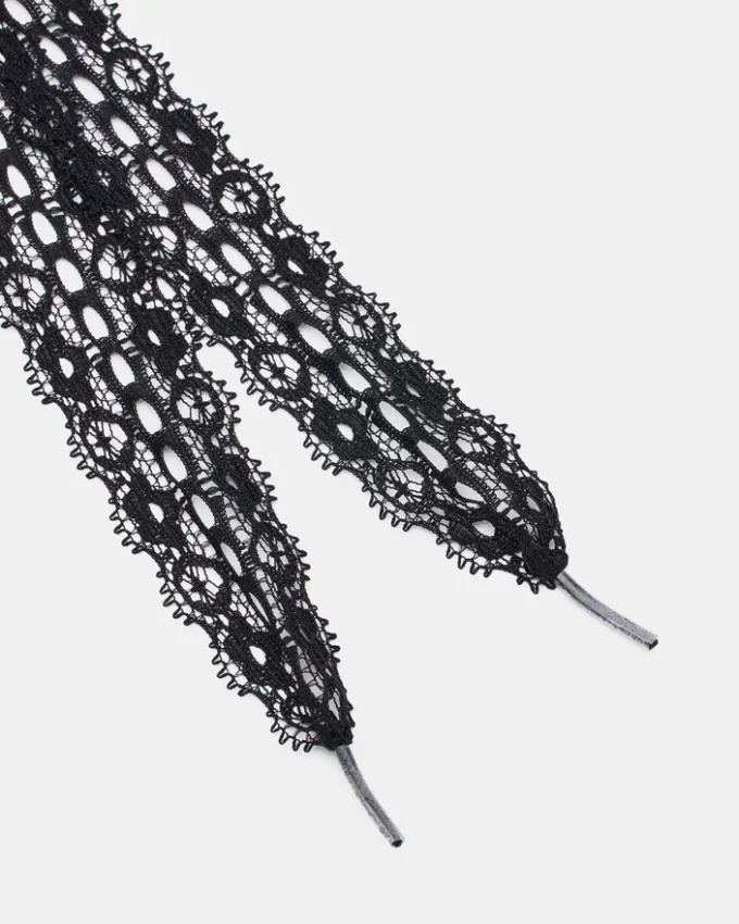 Șireturi și brelocuri pentru pantofi, negru Șireturi și brelocuri pentru pantofi, negru