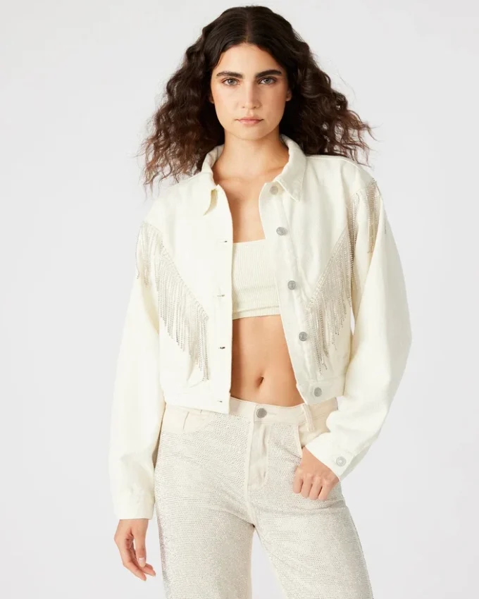 Jachetă din denim Canyon, crem