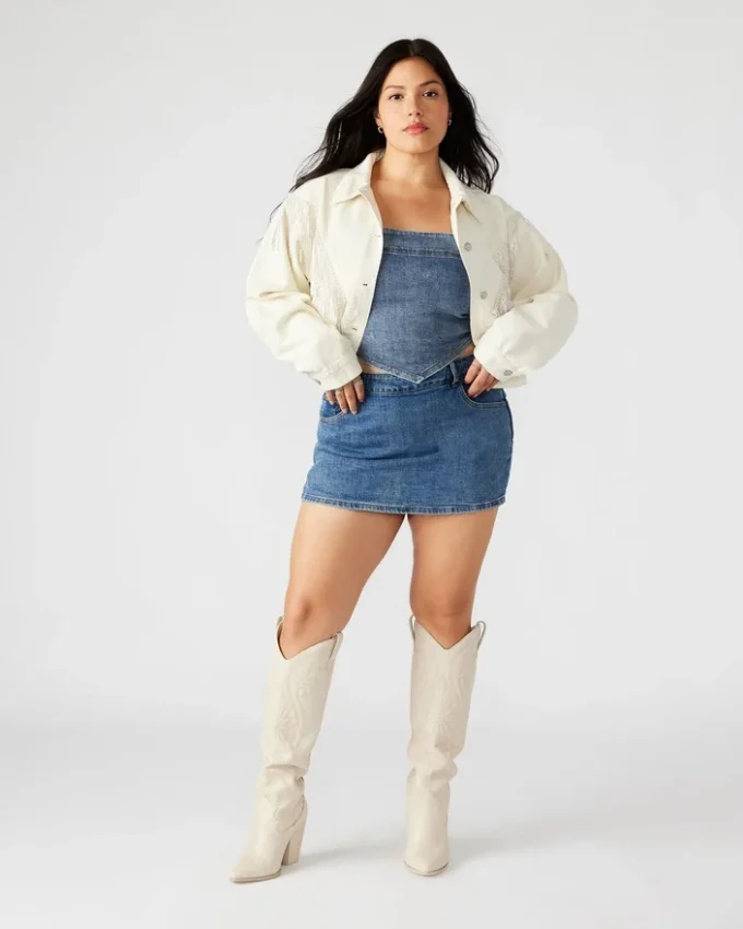 Jachetă din denim Canyon, crem