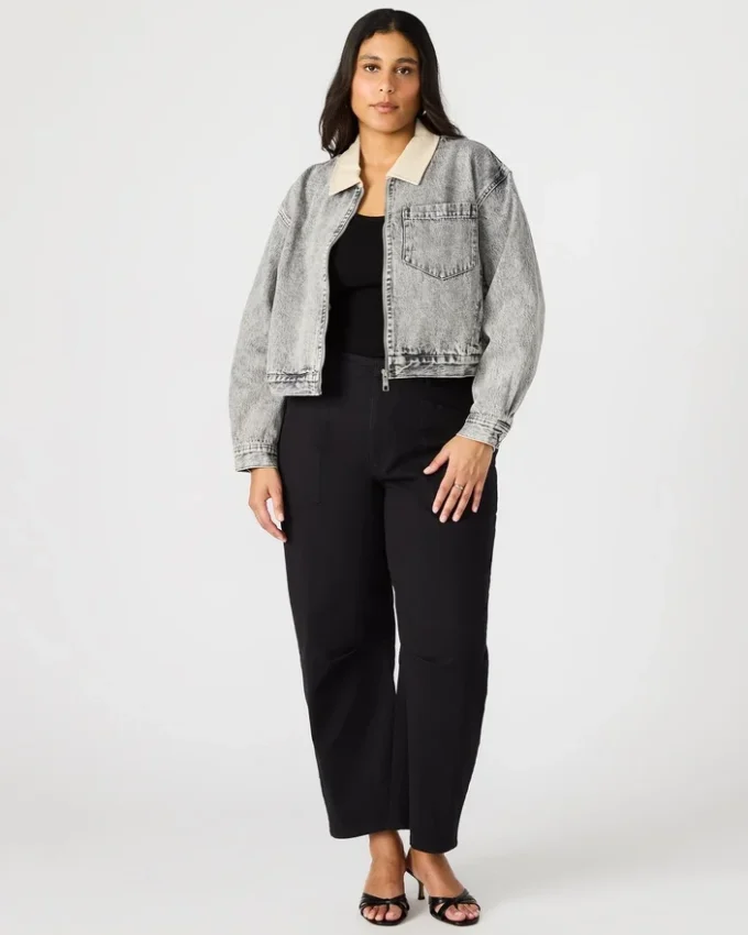 Jachetă din denim Glacia Gri deschis