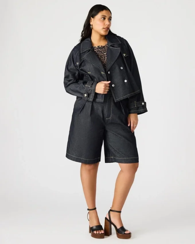 Jachetă din denim Sirus Indigo