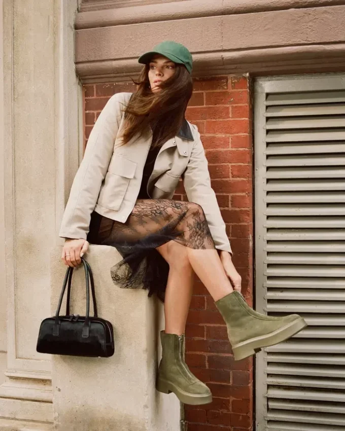 Jacheta Justina Barn, culoare Oatmeal