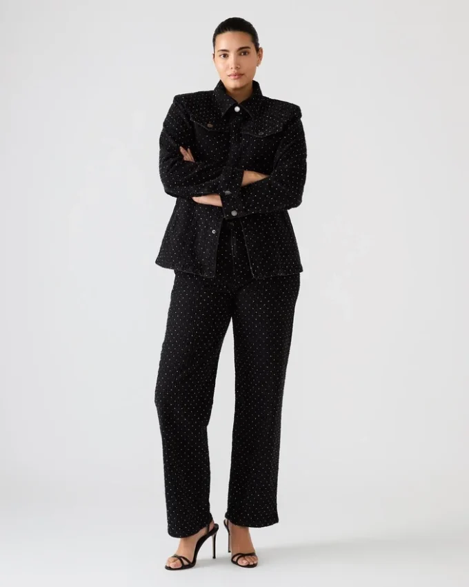 Jacheta Parc Crystal Negru