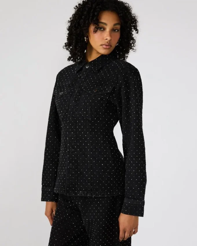 Jacheta Parc Crystal Negru