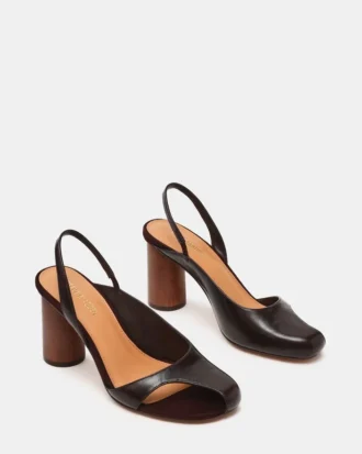 Janine din piele maro