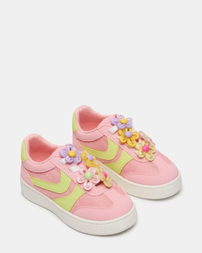 Jersey pentru copii mici, verde lime/roz