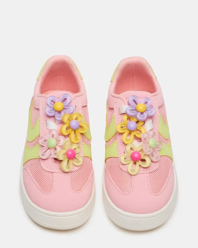 Jersey pentru copii mici, verde lime/roz