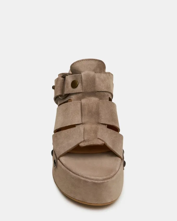 Jynx din piele de căprioară de culoare gri-maro Jynx din piele de căprioară de culoare gri-maro