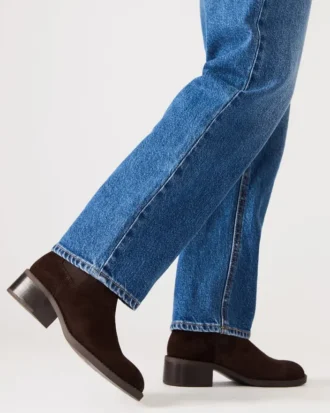 Kaplan din piele de căprioară maro