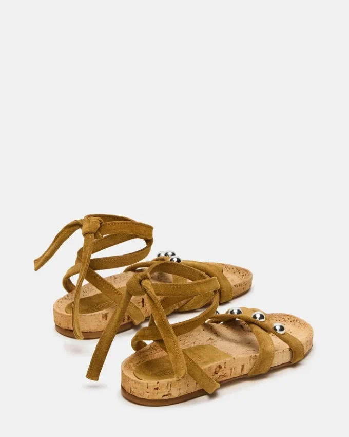 Kelso din piele de căprioară verde măslin