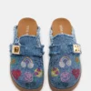 Kids Moneyy Denim Multi Rhinestones