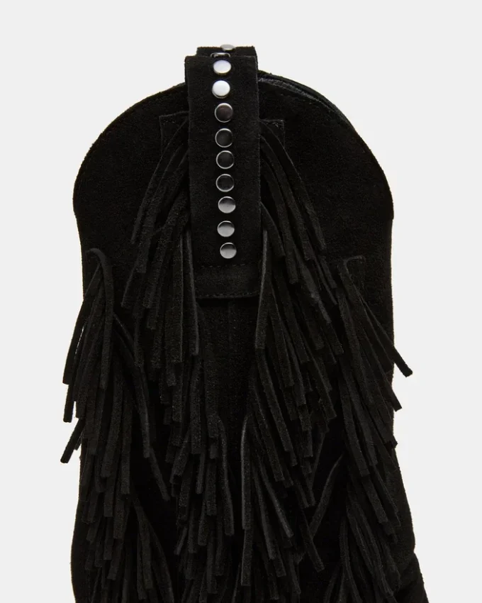 Landmark din piele de căprioară neagră Landmark din piele de căprioară neagră