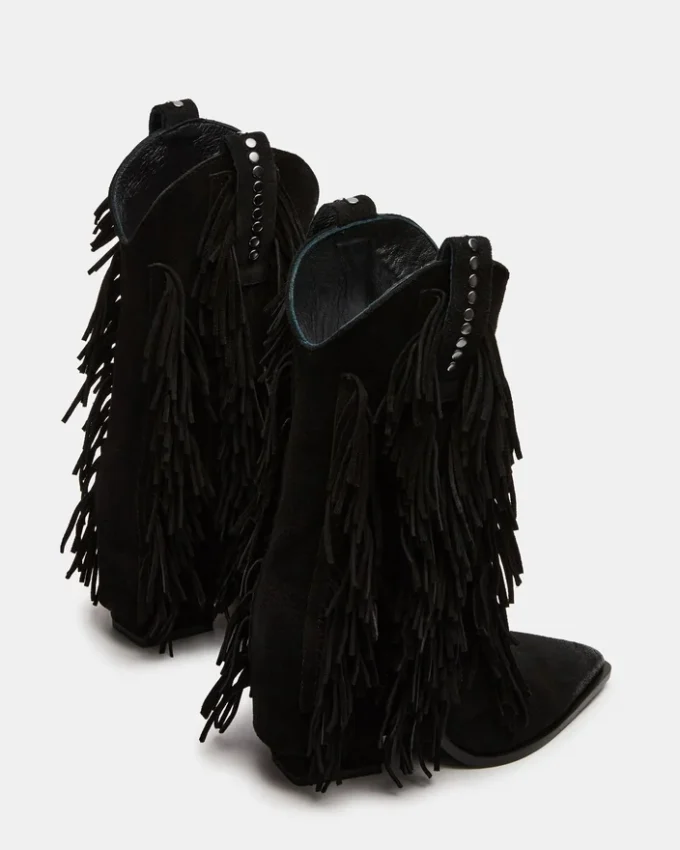 Landmark din piele de căprioară neagră Landmark din piele de căprioară neagră