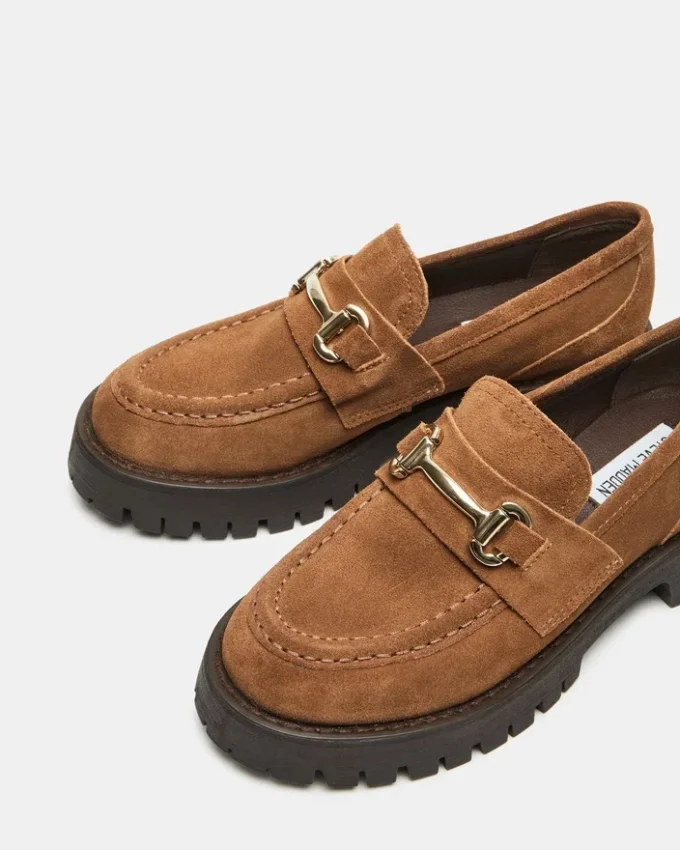 Lando din piele de căprioară de culoare coniac