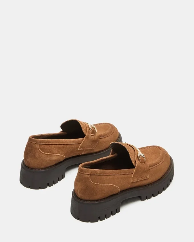 Lando din piele de căprioară de culoare coniac