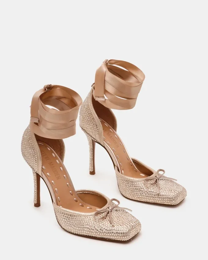 Larina Champagne cu strasuri