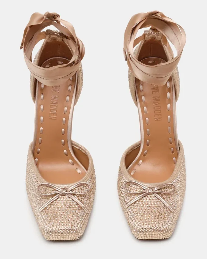 Larina Champagne cu strasuri