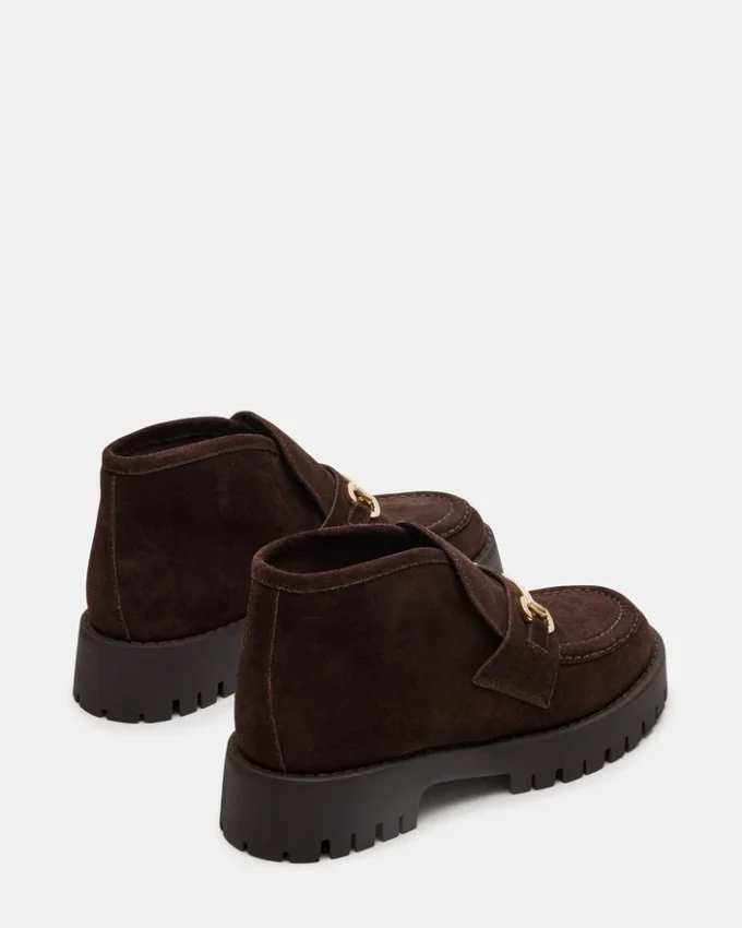 Leon piele de căprioară maro ciocolată