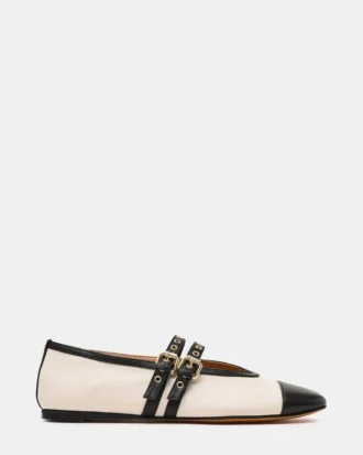 Lydia Cap Bone Black