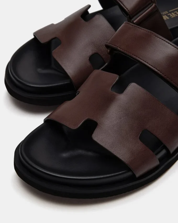 Maiven din piele maro Maiven din piele maro