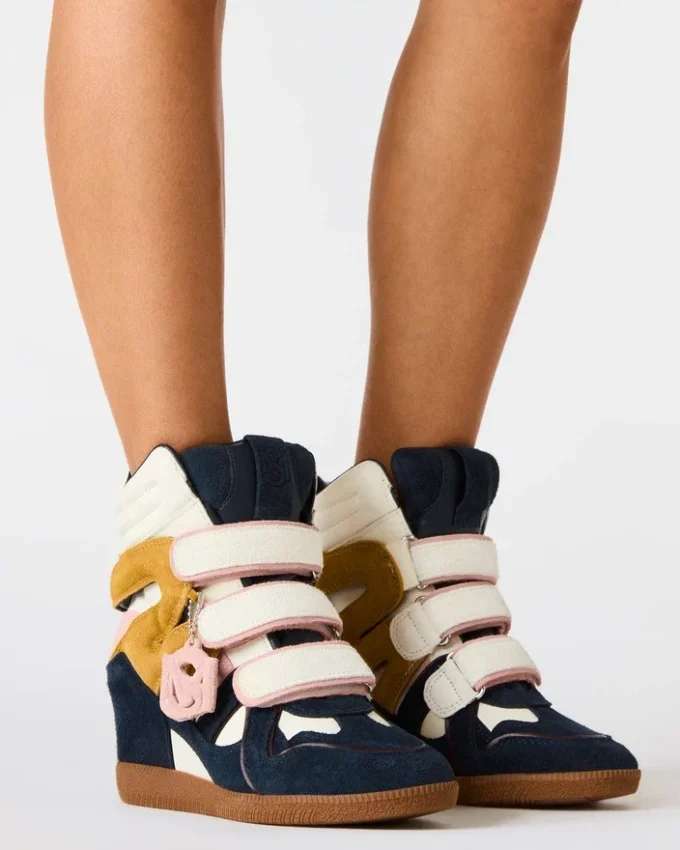 Mavis din piele de căprioară bleumarin Mavis din piele de căprioară bleumarin