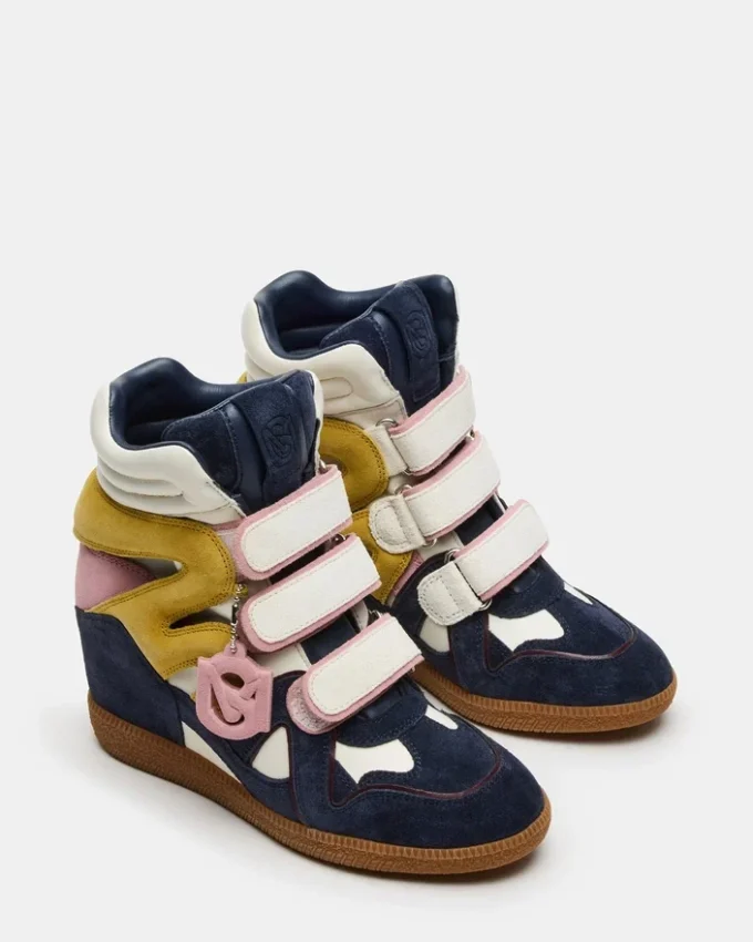 Mavis din piele de căprioară bleumarin Mavis din piele de căprioară bleumarin