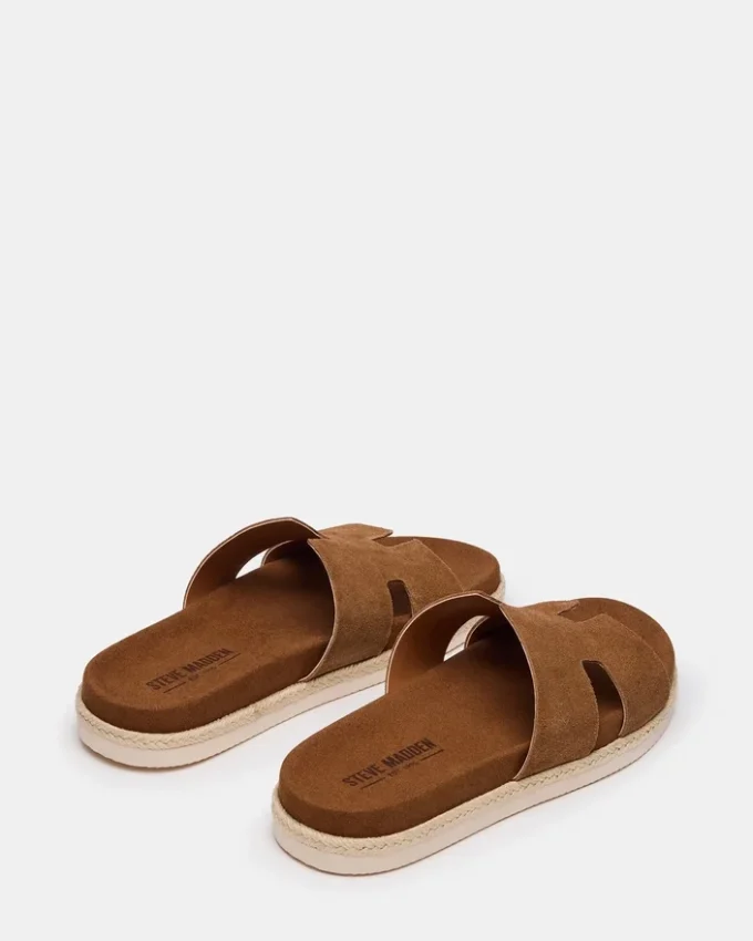 Merrick din piele de căprioară de culoare coniac