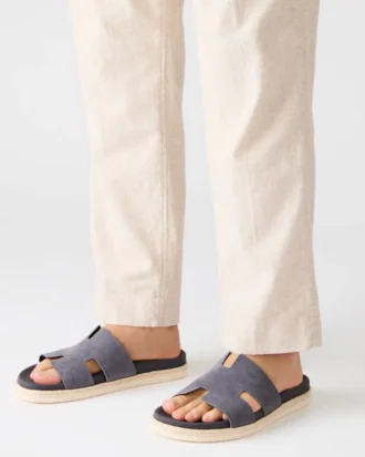 Merrick din piele de căprioară gri