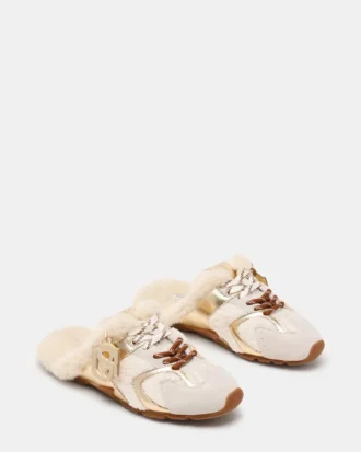 Mule Aziel din blană artificială