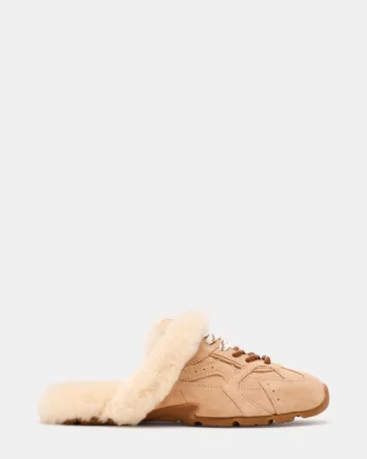 Mule Aziel din blană artificială naturală