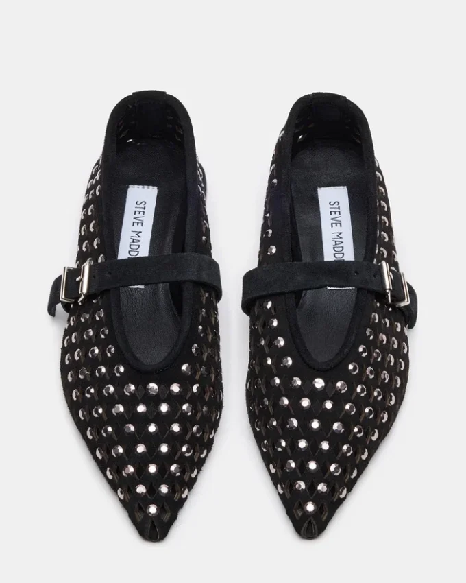 Nico din piele de căprioară neagră