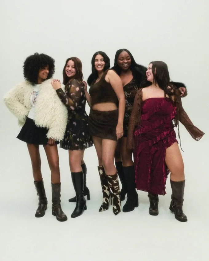 Nitro Brown Cow Print Wide Calf