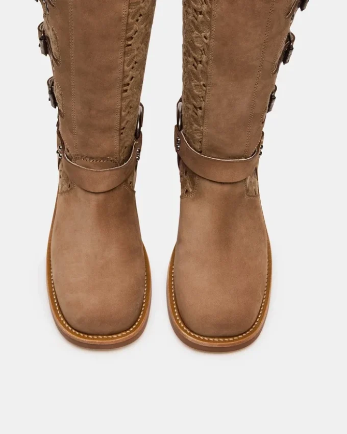 Nubuc Rocky Floral Tan