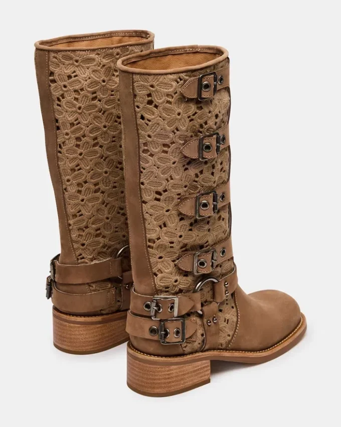 Nubuc Rocky Floral Tan