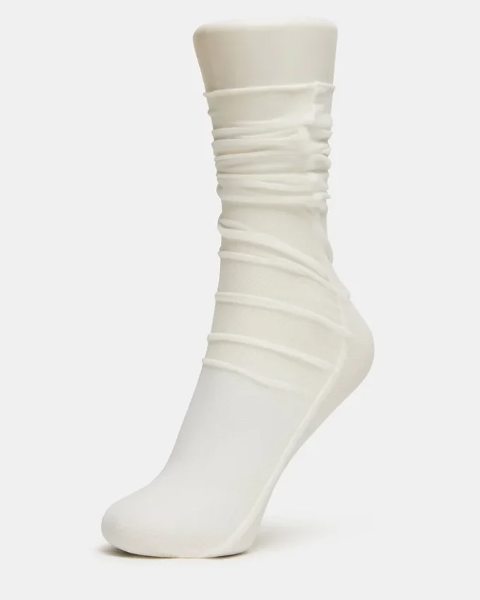 Pachet de 2 perechi de Șosete Sofia din plasă solidă, albastru deschis