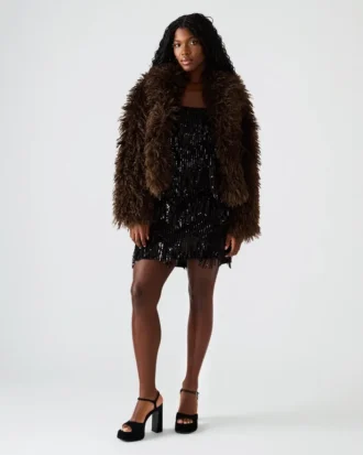 Palton Inaya Espresso închis