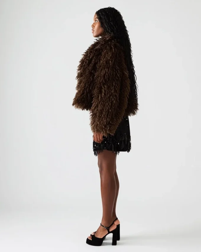 Palton Inaya Espresso închis