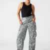 Pantaloni Duo Sequin Leopard